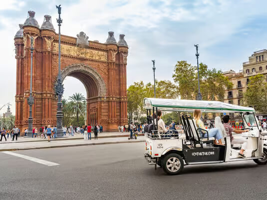 Barcelona Private City Tour by Eco Tuk Tuk - Cheap flights to Barcelona from the U.S.
